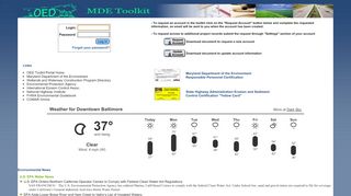 
                            9. MDE Toolkit Login