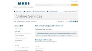 
                            3. MDES - Online Services