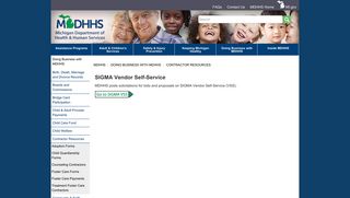 
                            5. MDHHS - SIGMA Vendor Self-Service - State of Michigan