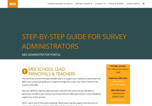 
                            5. MDI Admin – Survey Admin 2018-19 | Discover MDI