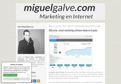 
                            13. Mdirector, email marketing software hecho en España - Miguel Galve