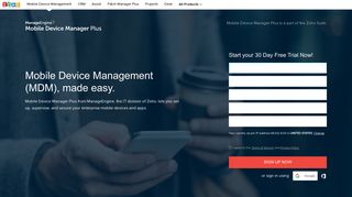 
                            9. MDM Cloud | Mobile Device Management (MDM) Software - Zoho MDM