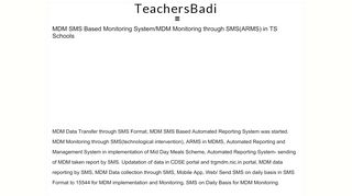 
                            5. MDM SMS Based Monitoring System/MDM Monitoring through SMS ...