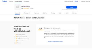 
                            7. MDnetSolutions Careers and Employment | Indeed.com