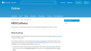 
                            10. MDS Collivery – Ecwid Help Center - Ecwid Support