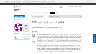 
                            12. MDT auto login and Novell - Microsoft