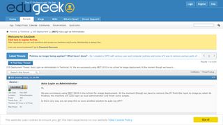 
                            6. [MDT] Auto Login as Administrator - EduGeek
