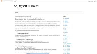 
                            1. Me, Myself & Linux: JDownloader auf Synology NAS installieren