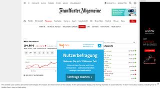 
                            12. MEAG ProInvest: aktueller Kurs und Nachrichten - FAZ.NET