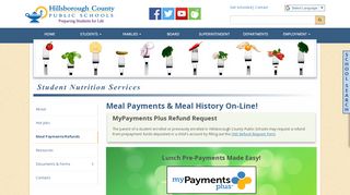 
                            13. Meal Payments & Meal History On-Line! - Hillsborough County Public ...