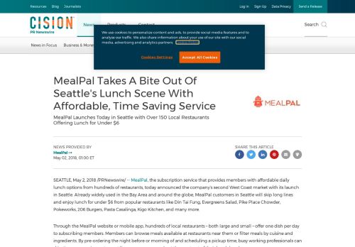 
                            9. MealPal Takes A Bite Out Of Seattle's Lunch Scene With Affordable ...