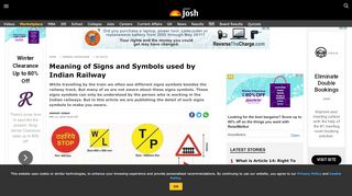 
                            3. Meaning of Signs and Symbols used by Indian Railway - Jagran Josh