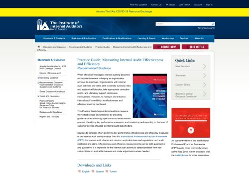 
                            5. Measuring Internal Audit Effectiveness and Efficiency - IIA