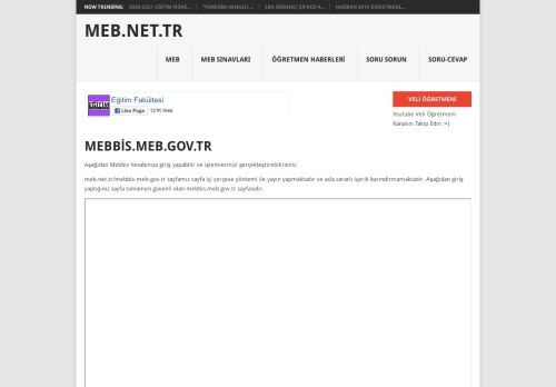 
                            4. mebbis.meb.gov.tr - 2018-2019 Meb.net.tr