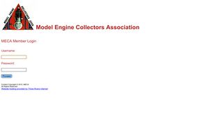 
                            8. MECA Login - Model Engine Collectors Association