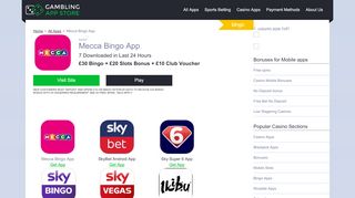 
                            5. Mecca Bingo App - Android, Mobile, iPhone, iPad | Gambling App ...