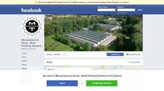 
                            4. Meccanotecnica Group - Book Finishing Solutions - About | Facebook