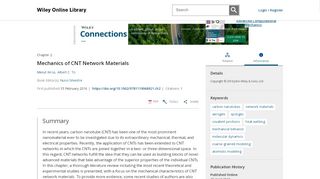 
                            10. Mechanics of CNT Network Materials - Advanced Computational ...