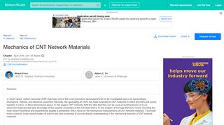 
                            6. Mechanics of CNT Network Materials | Request PDF - ResearchGate