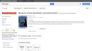 
                            8. Mechanics of User Identification and Authentication: Fundamentals of ...