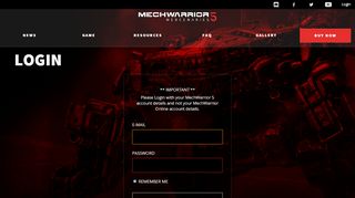 
                            2. MechWarrior 5: Mercenaries - Login