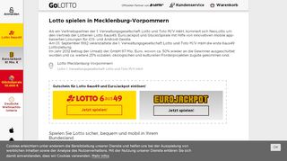 
                            13. Mecklenburg-Vorpommern - Lotto spielen in Mecklenburg ...