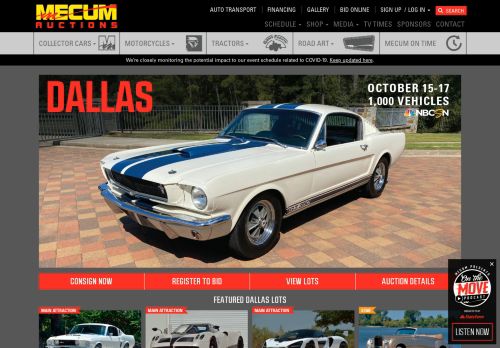 
                            3. Mecum Auctions | The World's Largest Collector Car Auctions