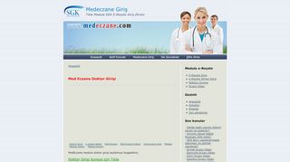 
                            6. Med Eczane Doktor Girişi | Medeczane Giriş