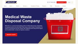 
                            10. MED-FLEX: Medical Waste Disposal Company in NJ & PA