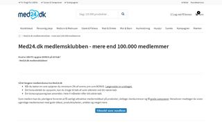 
                            6. Med24.dk medlemsklubben - mere end 100.000 medlemmer