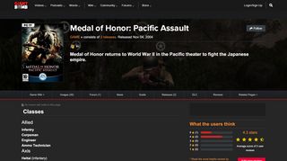 
                            11. Medal of Honor: Pacific Assault (Game) - Giant Bomb