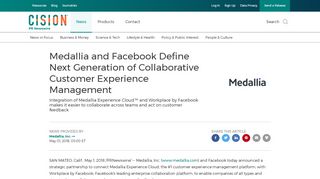 
                            12. Medallia and Facebook Define Next Generation of Collaborative ...