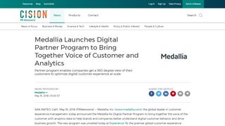 
                            13. Medallia Launches Digital Partner Program to Bring ...