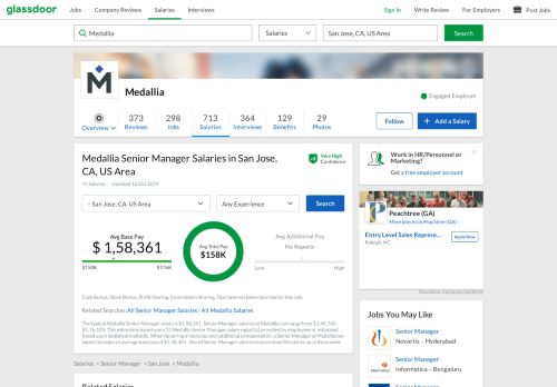 
                            13. Medallia Senior Manager Salaries in San Jose, CA | Glassdoor.co.in