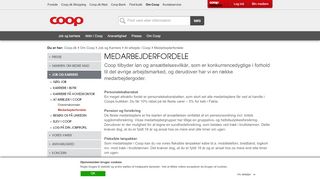 
                            2. Medarbejderfordele - Coop.dk