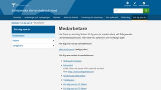 
                            3. Medarbetare - Sahlgrenska Universitetssjukhuset