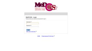 
                            6. MeDCASt - Login