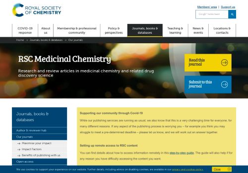 
                            1. MedChemComm - The Royal Society of Chemistry