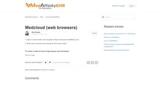 
                            12. Medcloud (web browsers) – MedAffinity Support