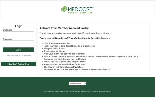
                            6. MedCost Member Site - Healthx
