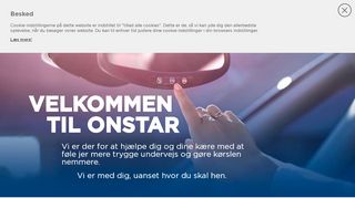 
                            9. Meddelelse vedr. OnStar-tjenester - OnStar Europe Ltd