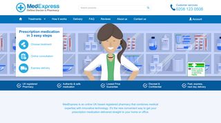 
                            1. MedExpress - UK Online Doctor & Pharmacy