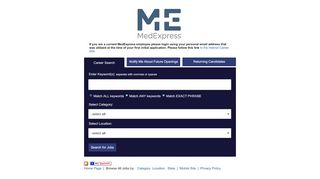 
                            5. MedExpress Urgent Care Jobs Portal