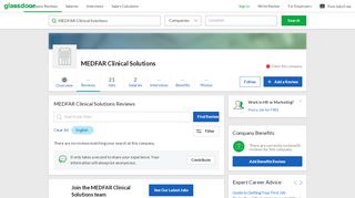 
                            9. MEDFAR Clinical Solutions Reviews | Glassdoor