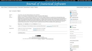 
                            13. medflex: An R Package for Flexible Mediation Analysis using Natural ...