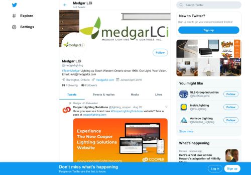 
                            9. Medgar LCi (@medgarlighting) | Twitter