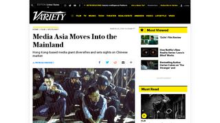 
                            10. Media Asia movies into business on the mainland – Variety