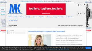 
                            6. Media Key: Diennea MagNews è tra le imprese italiane più affidabili