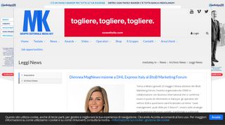
                            7. Media Key: Diennea MagNews insieme a DHL Express Italy al BtoB ...