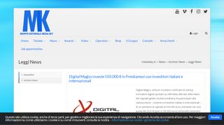 
                            13. Media Key: Digital Magics investe 550.000 € in Prestiamoci con ...